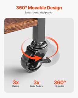 image-VEVOR Fishing Rod Holder for 12-Rods, Mobile Fishing Pole Rack Cart with Wheels, Fish Gear Equipment Organizer for Garage Home Indoor Use, for Tackle Box Reel Accessories Storage, Gifts for Men