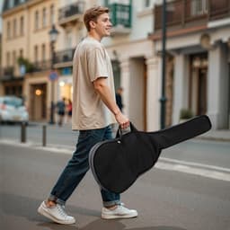 image-VEVOR Dreadnought Acoustic Guitar, 41 in, 6-String Sunburst Solid Spruce Top Guitar, Beginner Bundle with Gig Bag, Tuner, Strap, Strings, Picks, Capo, Rosewood Fingerboard, for Adult Taller Player