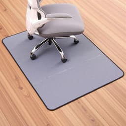 image-VEVOR Chair Mat, 36 x 48-inch Office Chair Mat for Hard Floors, Floor Protector for Rolling Chairs, Corduroy Surface, Non-Slip & Easy to Clean, Smooth Glide Under Desk Rug for Home Office (Grey)