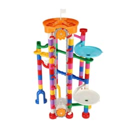 image-VEVOR Marble Run Set, 230 PCS with Motorized Elevator, with 15 Plastic Marbles, Marble Maze Building Block Brain Game, Educational Learning Race Track STEM Toys, for Kids, Boys, Girls Ages 3 + Years