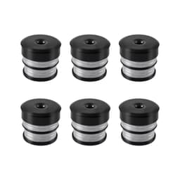 image-VEVOR Body Mount Bushing Kit, Compatible with 2008-2016 F250 F350 Super Duty, 64 PCS Silicone Body Mount Kit, Quick Replacement, Durable Components for Improving Bumpy Driving Performance, Gray