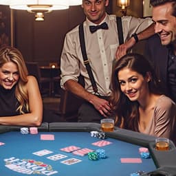 image-VEVOR Foldable Poker Table, 8 Player 48 in Folding Casino Leisure Table with Padded Rails & Cup Holders, Octagonal Portable Game Tables with Felt & Metal Legs, for Texas Hold'em Game and Blackjack