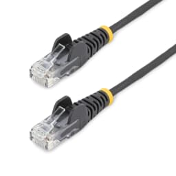 image-Category 6 FTP RJ45 Connector Startech N6PAT5MBKS Black 5 m