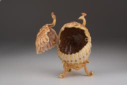 image-Gold Peacocks Faberge Egg