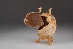 image-Gold Peacocks Faberge Egg