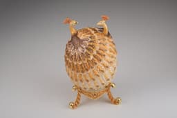 image-Gold Peacocks Faberge Egg