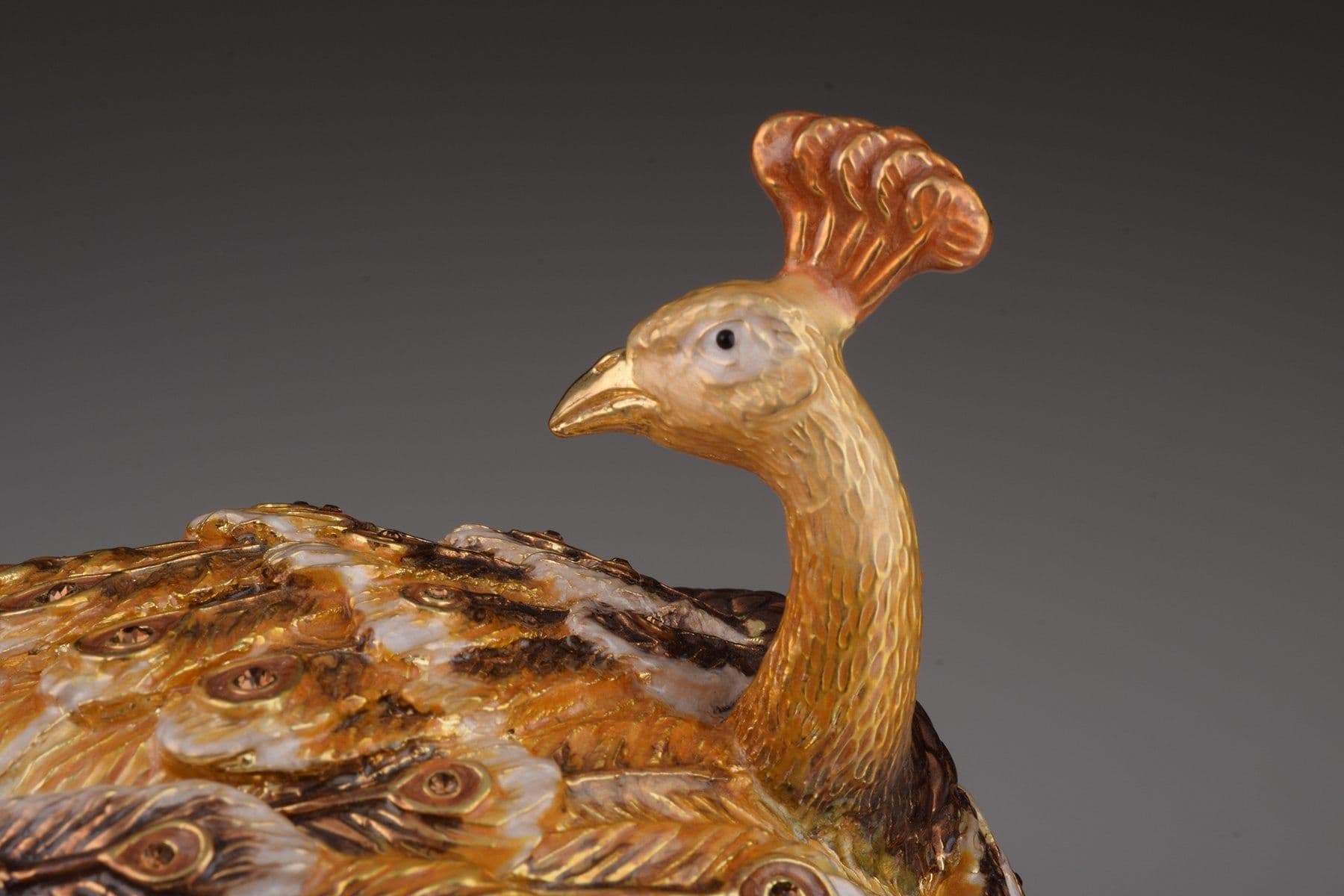 image-Gold Peacocks Faberge Egg