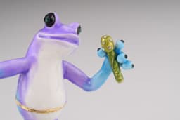 image-Singing Frog on a Leaf