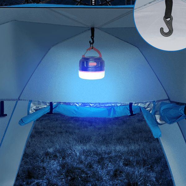 image-Outdoor Camping Fiberglass Pole Oxford Cloth Beach Tent