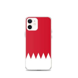 image-Coque iPhone Drapeau de Bahreïn – Étui Souple – Résistant et Antichoc