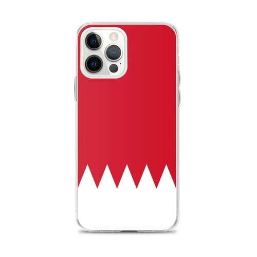 image-Coque iPhone Drapeau de Bahreïn – Étui Souple – Résistant et Antichoc