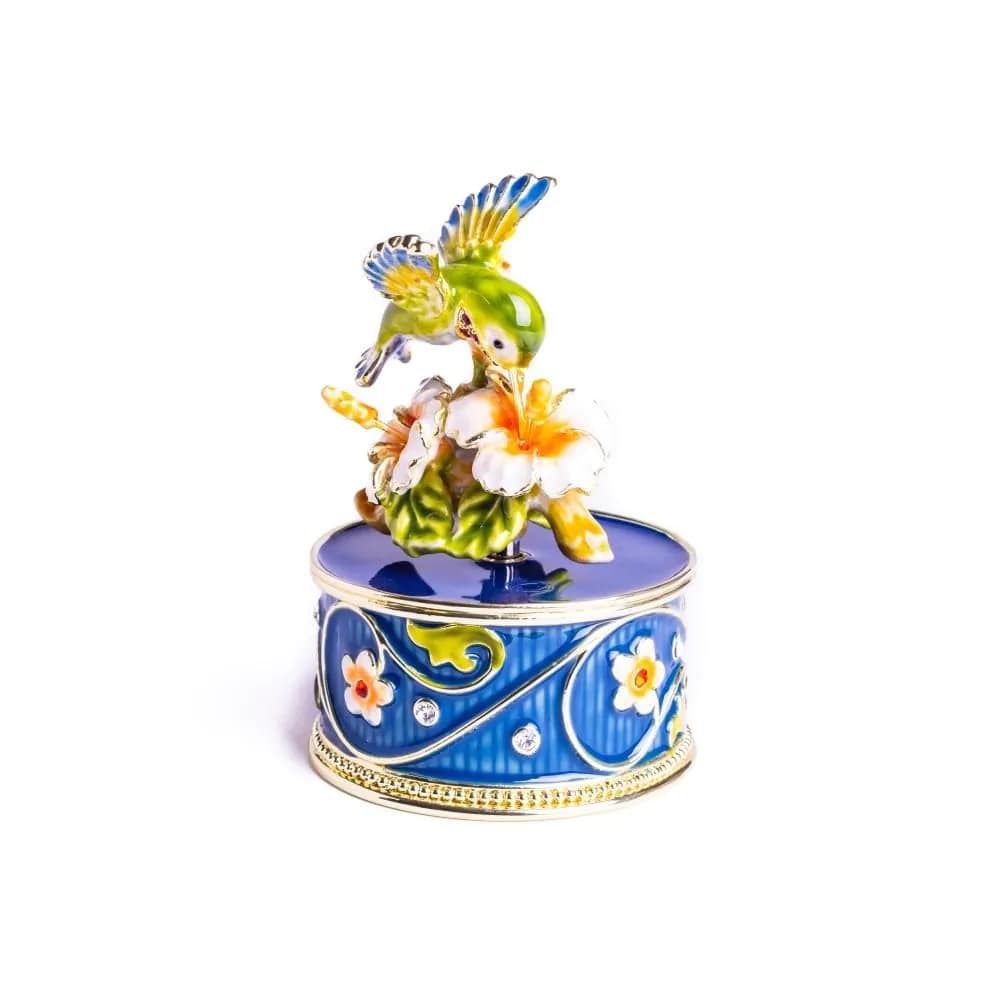 image-Hummingbird and Flower Music Box