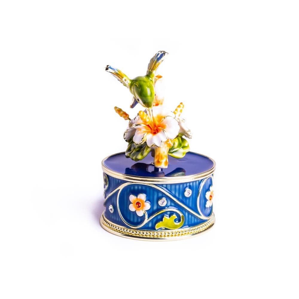 image-Hummingbird and Flower Music Box