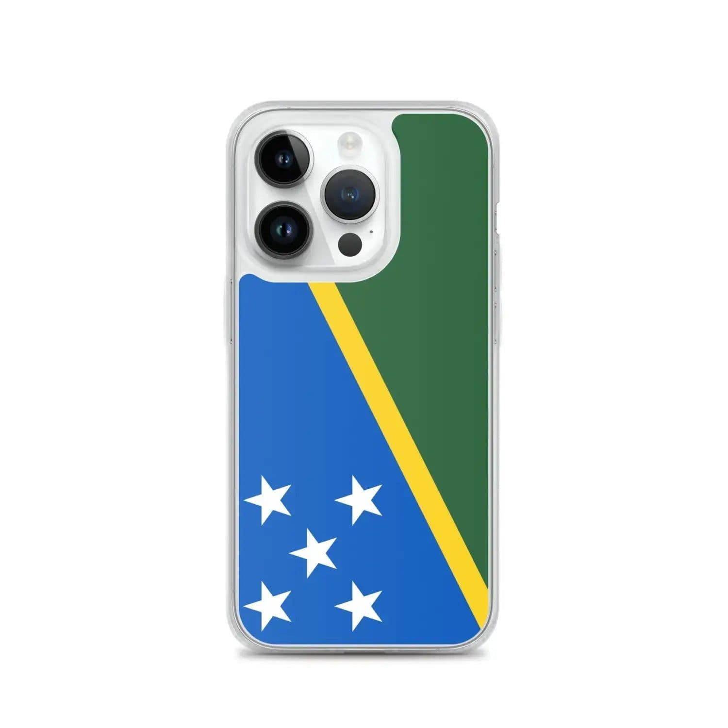 image-Coque iPhone Drapeau Îles Salomon – Étui Souple – Résistant et Anticho
