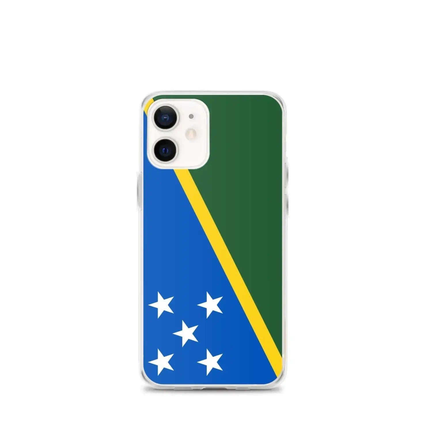 image-Coque iPhone Drapeau Îles Salomon – Étui Souple – Résistant et Anticho
