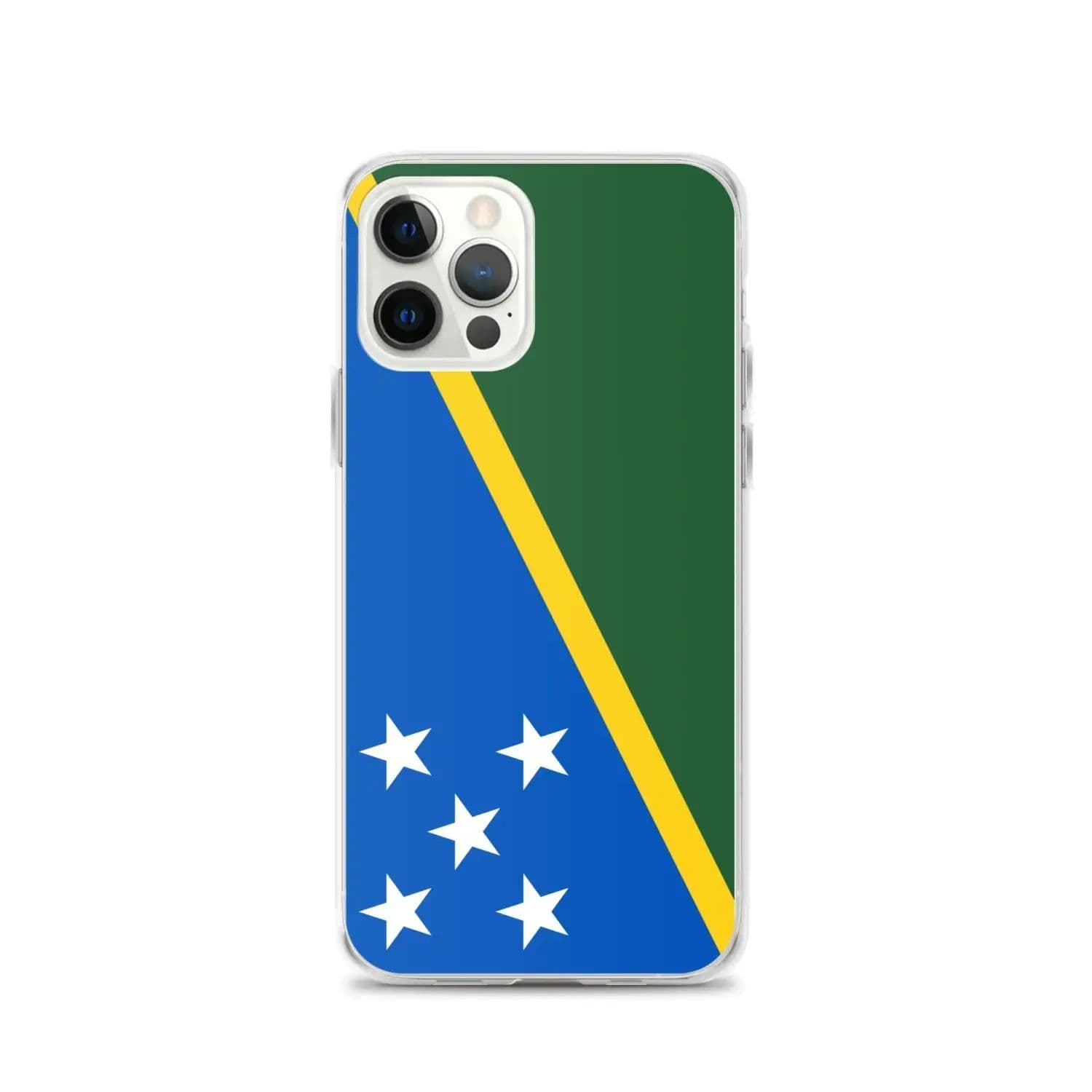 image-Coque iPhone Drapeau Îles Salomon – Étui Souple – Résistant et Anticho