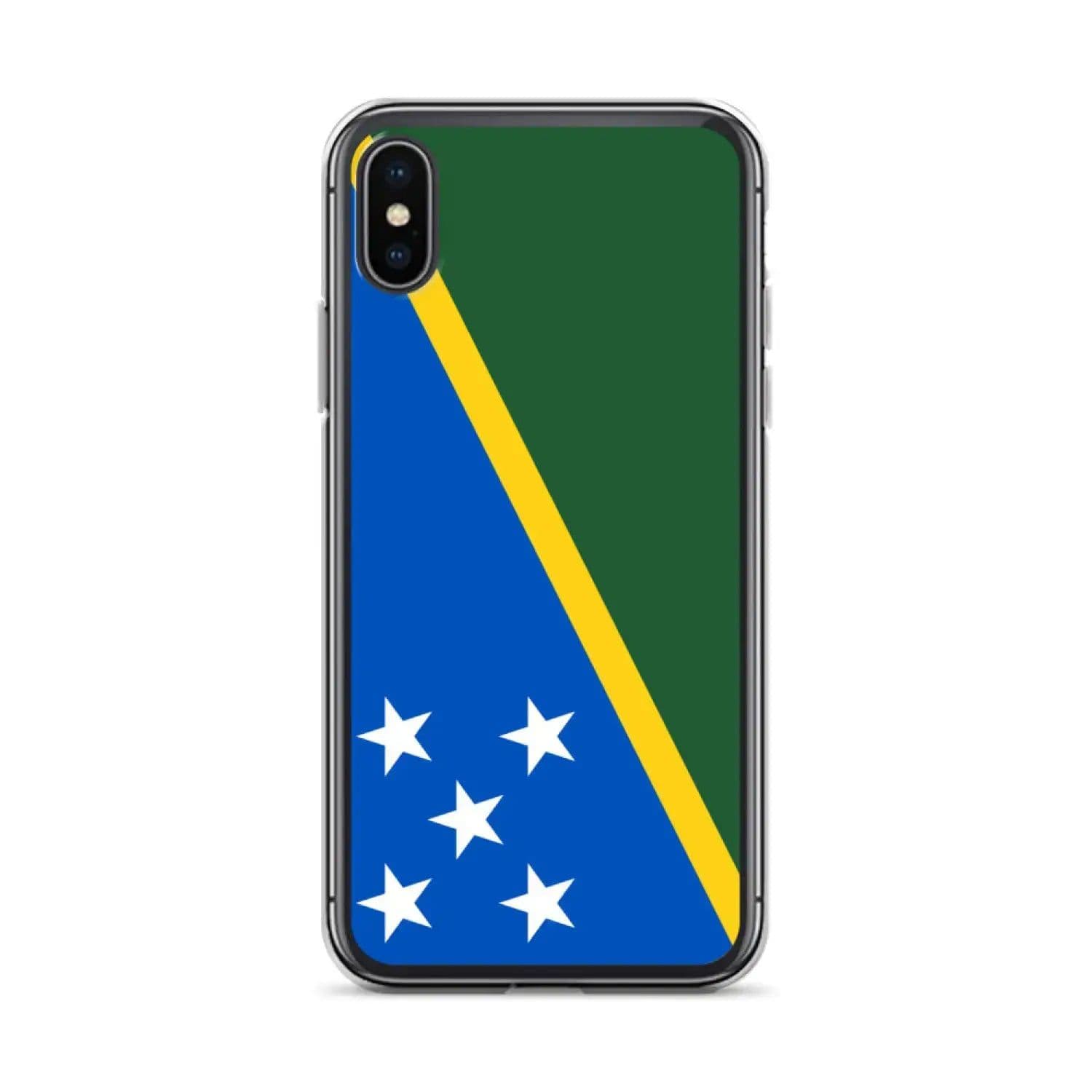 image-Coque iPhone Drapeau Îles Salomon – Étui Souple – Résistant et Anticho