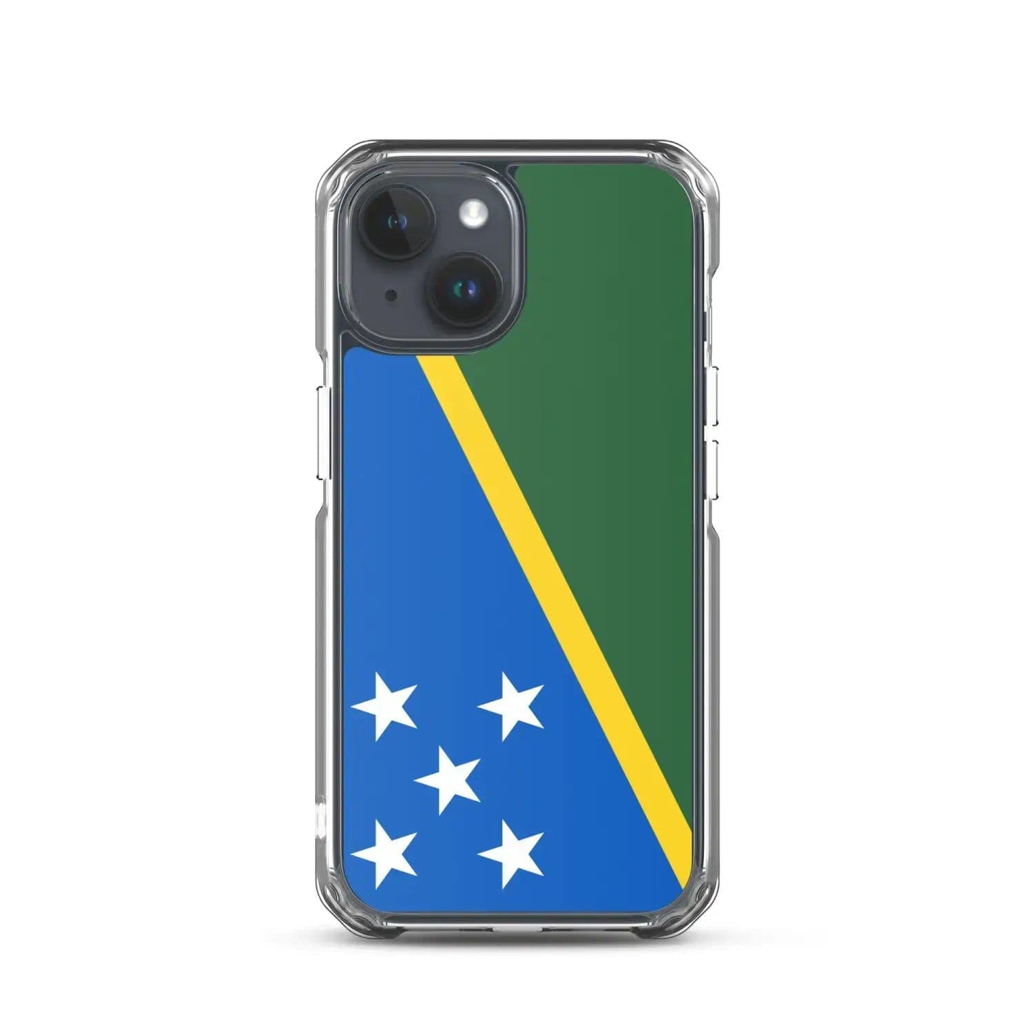 image-Coque iPhone Drapeau Îles Salomon – Étui Souple – Résistant et Anticho
