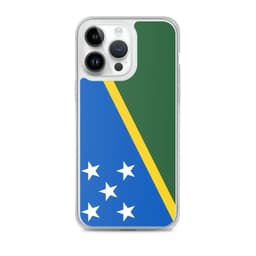 image-Coque iPhone Drapeau Îles Salomon – Étui Souple – Résistant et Anticho
