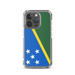 image-Coque iPhone Drapeau Îles Salomon – Étui Souple – Résistant et Anticho