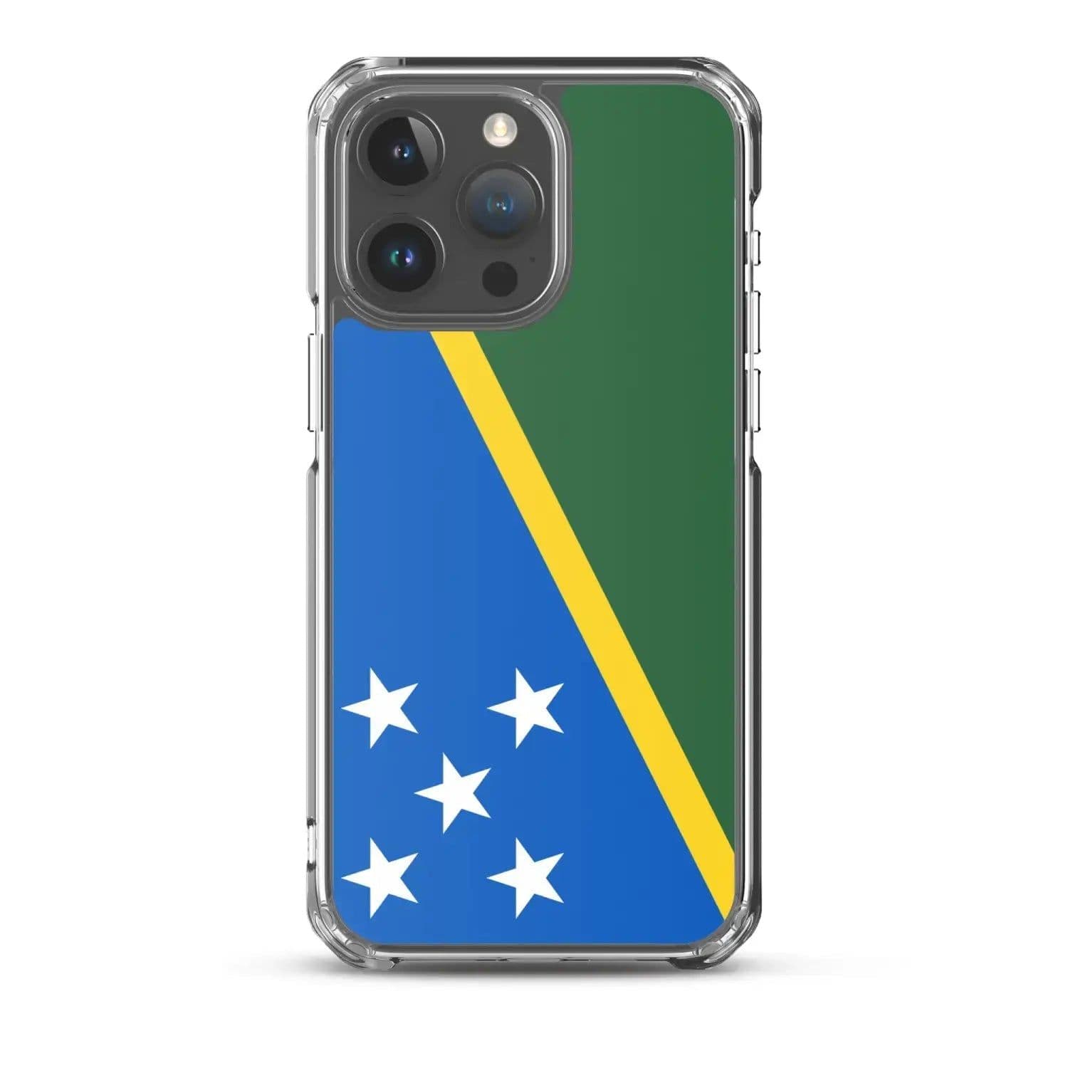 image-Coque iPhone Drapeau Îles Salomon – Étui Souple – Résistant et Anticho