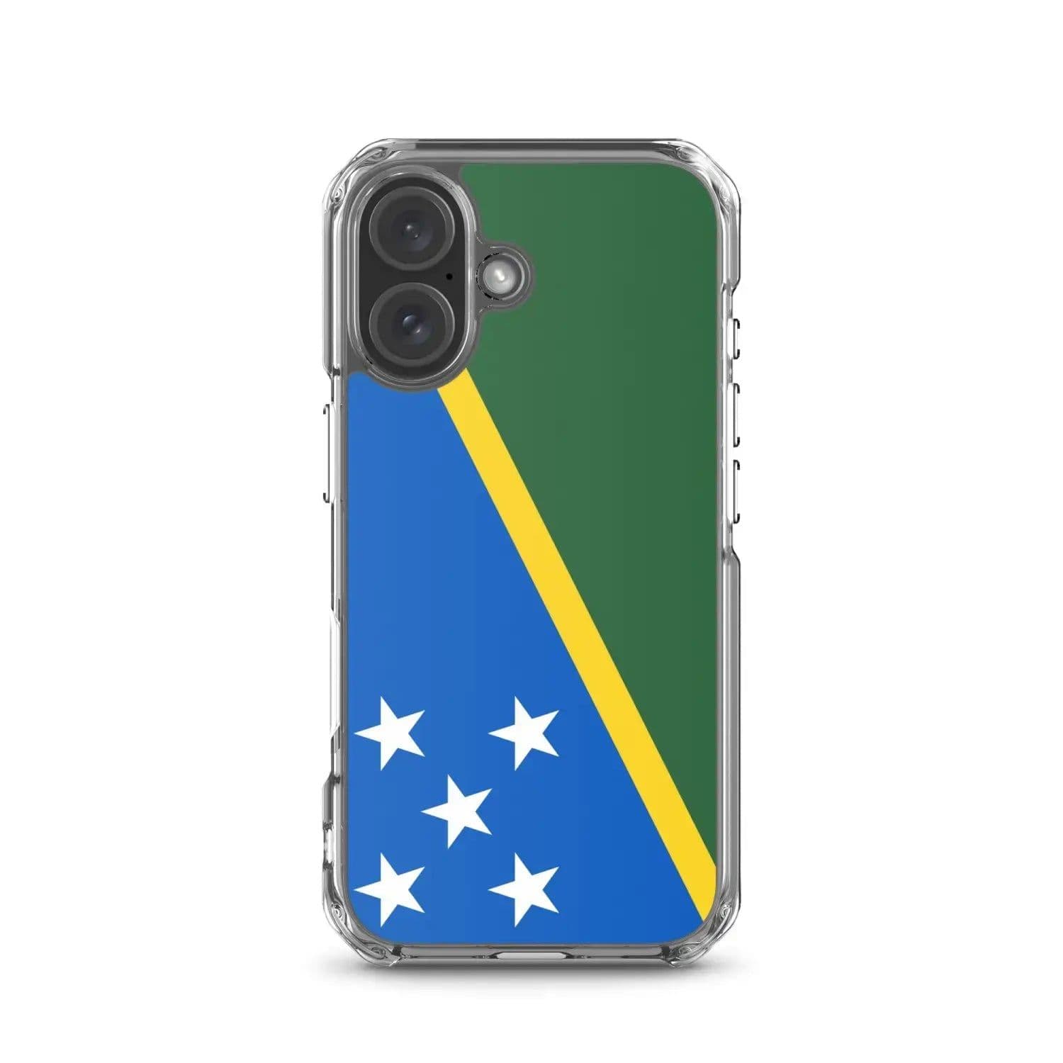 image-Coque iPhone Drapeau Îles Salomon – Étui Souple – Résistant et Anticho