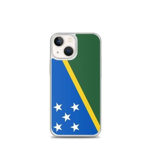 image-Coque iPhone Drapeau Îles Salomon – Étui Souple – Résistant et Anticho