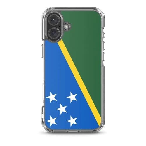 image-Coque iPhone Drapeau Îles Salomon – Étui Souple – Résistant et Anticho