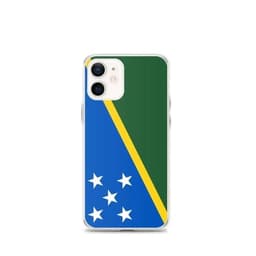 image-Coque iPhone Drapeau Îles Salomon – Étui Souple – Résistant et Anticho