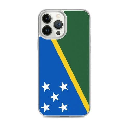 image-Coque iPhone Drapeau Îles Salomon – Étui Souple – Résistant et Anticho