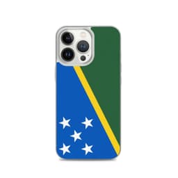 image-Coque iPhone Drapeau Îles Salomon – Étui Souple – Résistant et Anticho