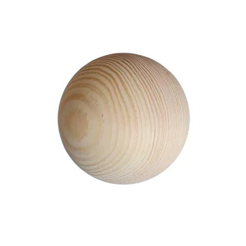 image-Wooden ball made of pine, diameter 100 mm