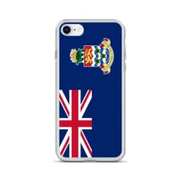 image-Coque iPhone Drapeau îles Caïmans – Étui Souple – Résistant et Anticho