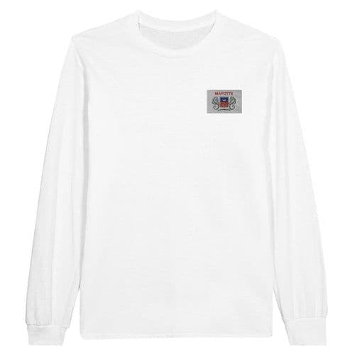 image-T-shirt à manches longues Drapeau de Mayotte en broderie