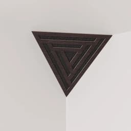 image-Triangle-SCIFI Acoustic Bass Trap 42x42x42cm with HDF Plate