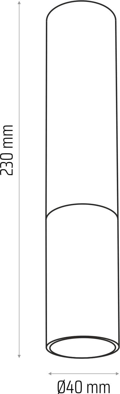 image-Madera2 block spot 23 cm grey
