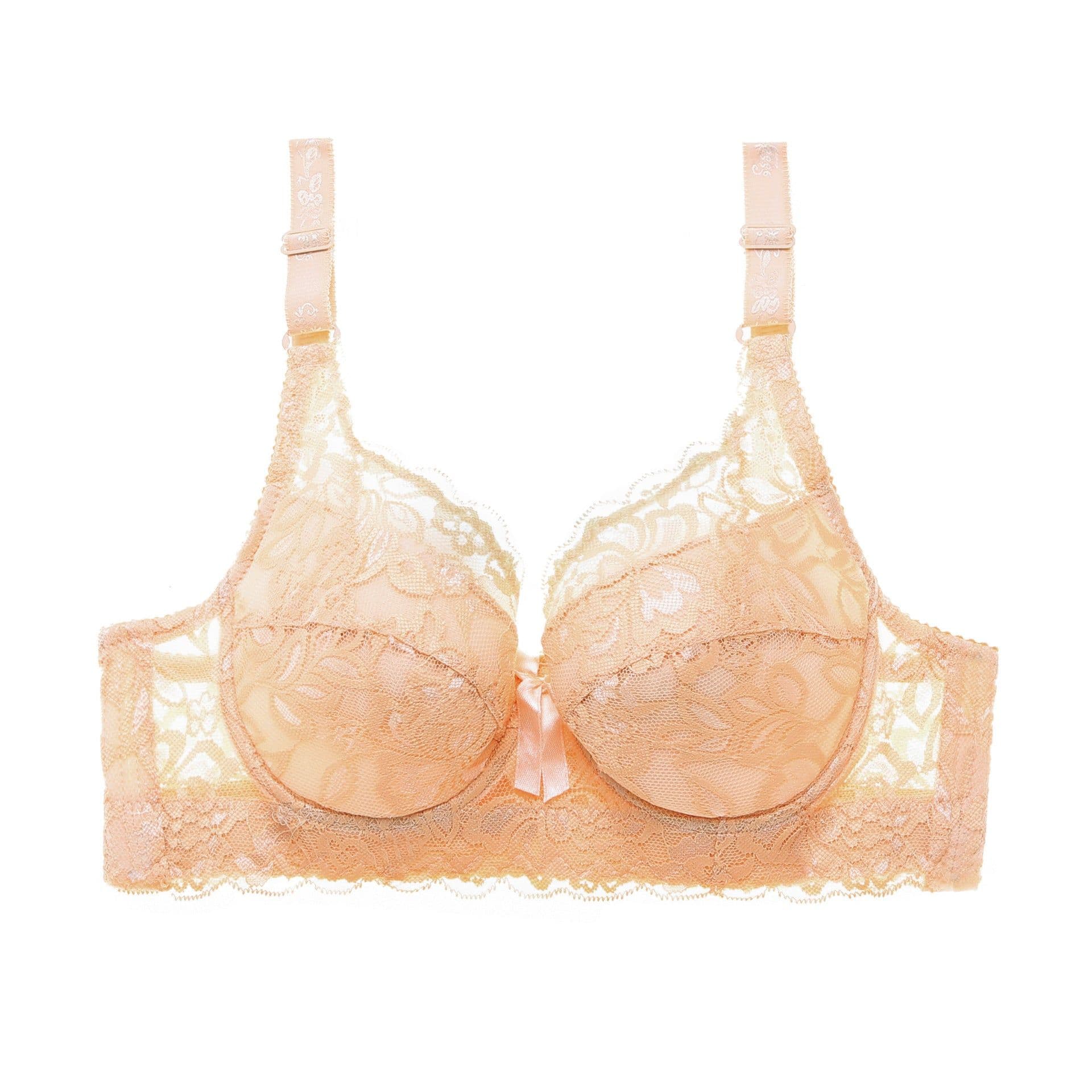 image-Xi Laizi Bra - D Cup Thin Mold Cotton Underwear