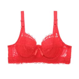 image-Xi Laizi Bra - D Cup Thin Mold Cotton Underwear
