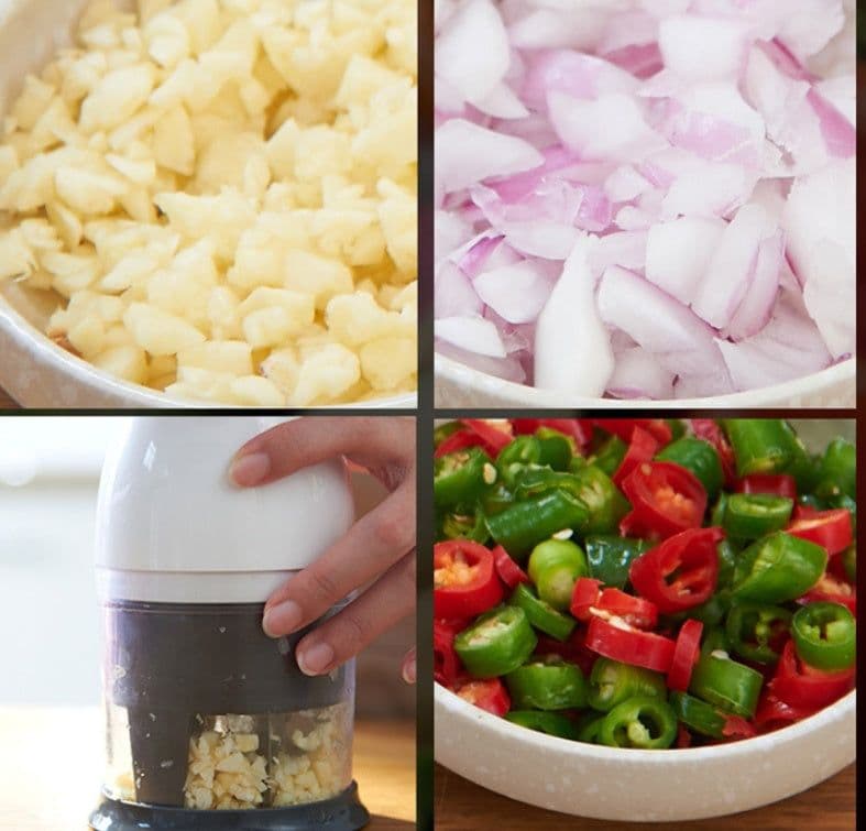 image-Kitchen Multi-function Garlic , Garlic Rammer, Hand Clapper, Vegetable, Mashed Garlic Chopper