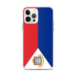 image-Coque iPhone Drapeau de Saint-Martin – Étui Souple – Résistant et Anti