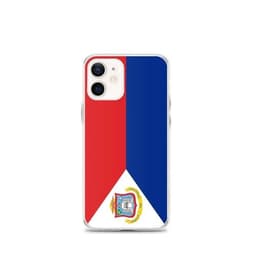 image-Coque iPhone Drapeau de Saint-Martin – Étui Souple – Résistant et Anti