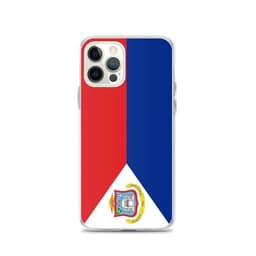 image-Coque iPhone Drapeau de Saint-Martin – Étui Souple – Résistant et Anti