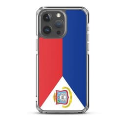 image-Coque iPhone Drapeau de Saint-Martin – Étui Souple – Résistant et Anti