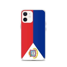 image-Coque iPhone Drapeau de Saint-Martin – Étui Souple – Résistant et Anti