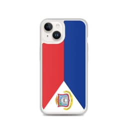 image-Coque iPhone Drapeau de Saint-Martin – Étui Souple – Résistant et Anti