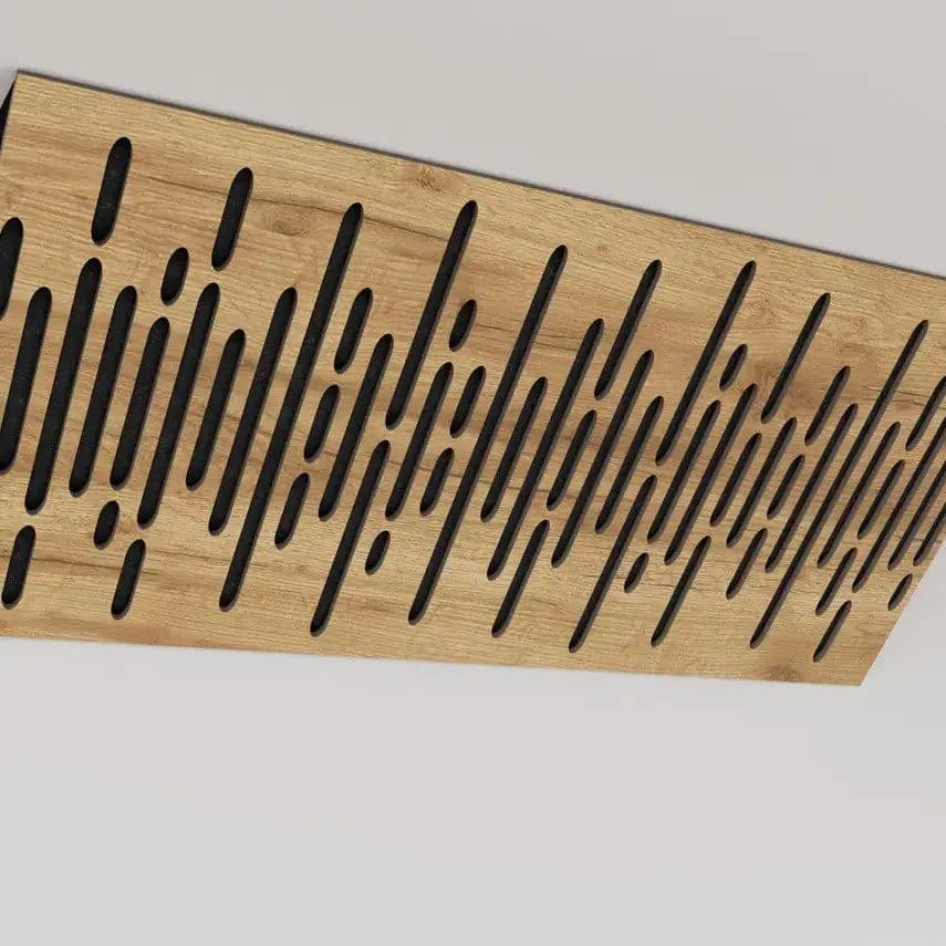 image-Small Bass Trap "WAVE-Horizont" 23x50cm for Ceiling Corner