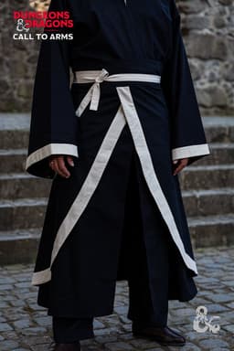image-Dungeons & Dragons Wizard Battle Skirt Black/Natural