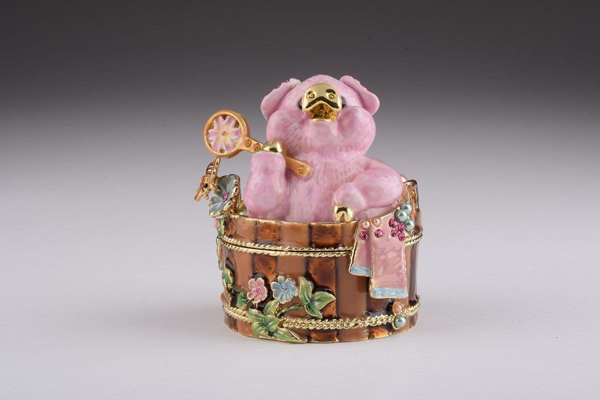 image-Pig Taking a Bath