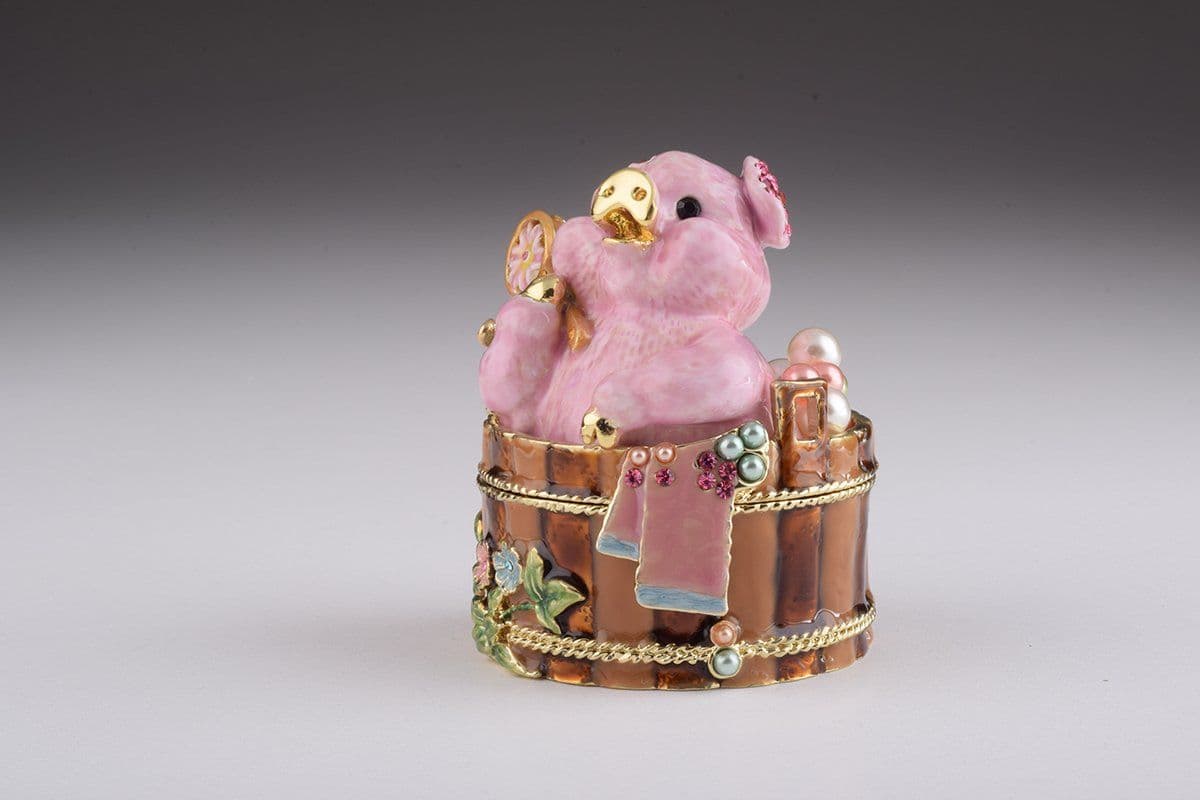 image-Pig Taking a Bath