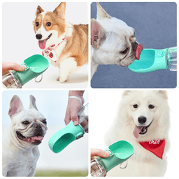 image-Outdoor Pet Dog Feeder Bowls Cats Dogs Travel Water Dispenser Feeder